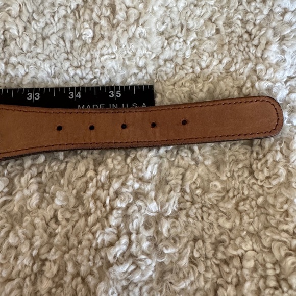 World Wide Sportsman Redfish Embroidery Full Grain Leather Belt for Men - Picture 10 of 11